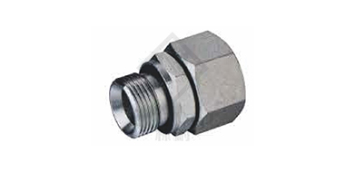 英管螺紋膠墊密封柱端
/公制內螺紋24&deg;錐O形圈密封