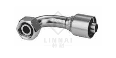 90&deg;公制內螺紋24&deg;錐帶O形圈輕系列