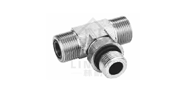 美制ORFS外螺紋O形圈平面密封/美制SAE
外螺紋帶O形圈重系列ISO 11926-2分支三通